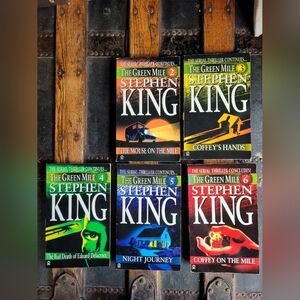 Stephen King The Green Mile Paperback Book Set 2-6 - Missing book 1